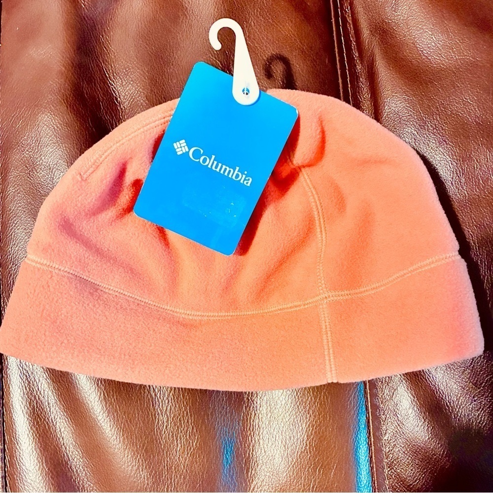 Columbia Youth Peach Fleece Beanie L/XL NWT - Picture 3 of 7